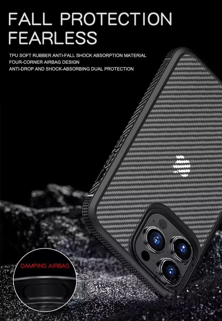 Simplicity Casual Commuters Carbon Fibre Hardshell TPU Phone Case- for Apple iPhone 14 Series - Super Savings Technologies Co.,LTD Simplicity Casual Commuters Carbon Fibre Hardshell TPU Phone Case- for Apple iPhone 14 Series - Super Savings Technologies Co.,LTD